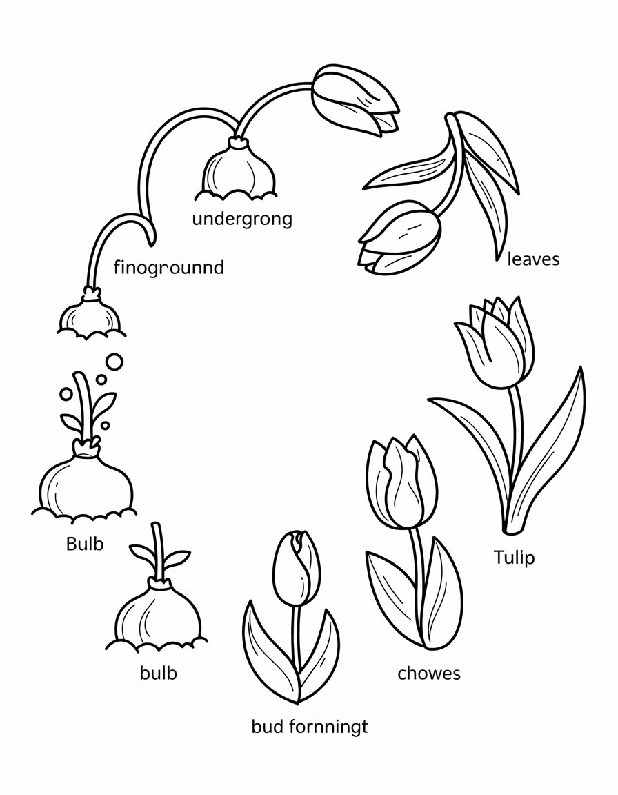 Tulip Bulb Life Cycle